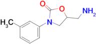 5-(Aminomethyl)-3-(m-tolyl)oxazolidin-2-one