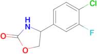 4-(4-Chloro-3-fluorophenyl)oxazolidin-2-one