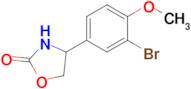4-(3-Bromo-4-methoxyphenyl)oxazolidin-2-one