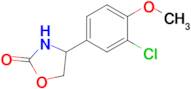 4-(3-Chloro-4-methoxyphenyl)oxazolidin-2-one