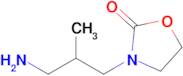 3-(3-Amino-2-methylpropyl)oxazolidin-2-one