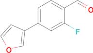 2-Fluoro-4-(furan-3-yl)benzaldehyde