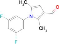 1-(3,5-Difluorophenyl)-2,5-dimethyl-1h-pyrrole-3-carbaldehyde