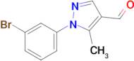 1-(3-Bromophenyl)-5-methyl-1h-pyrazole-4-carbaldehyde