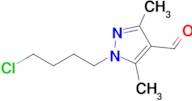 1-(4-Chlorobutyl)-3,5-dimethyl-1h-pyrazole-4-carbaldehyde