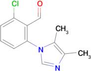2-Chloro-6-(4,5-dimethyl-1h-imidazol-1-yl)benzaldehyde