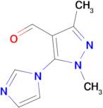 5-(1h-Imidazol-1-yl)-1,3-dimethyl-1h-pyrazole-4-carbaldehyde