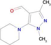 1,3-Dimethyl-5-(piperidin-1-yl)-1h-pyrazole-4-carbaldehyde