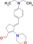 (e)-3-(4-(Diethylamino)benzylidene)-2-morpholinocyclopent-1-ene-1-carbaldehyde