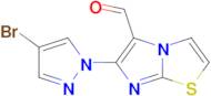 6-(4-Bromo-1h-pyrazol-1-yl)imidazo[2,1-b]thiazole-5-carbaldehyde