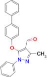 5-([1,1'-biphenyl]-4-yloxy)-3-methyl-1-phenyl-1h-pyrazole-4-carbaldehyde