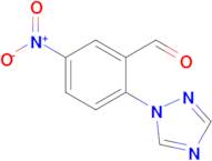 5-Nitro-2-(1h-1,2,4-triazol-1-yl)benzaldehyde