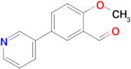 2-Methoxy-5-(pyridin-3-yl)benzaldehyde