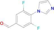 3,5-Difluoro-4-(1h-imidazol-1-yl)benzaldehyde