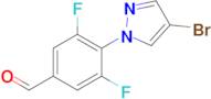 4-(4-Bromo-1h-pyrazol-1-yl)-3,5-difluorobenzaldehyde