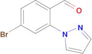 4-Bromo-2-(1h-pyrazol-1-yl)benzaldehyde