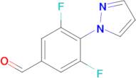 3,5-Difluoro-4-(1h-pyrazol-1-yl)benzaldehyde