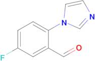 5-Fluoro-2-(1h-imidazol-1-yl)benzaldehyde