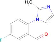 5-Fluoro-2-(2-methyl-1h-imidazol-1-yl)benzaldehyde