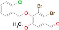 2,3-Dibromo-4-((2-chlorobenzyl)oxy)-5-methoxybenzaldehyde