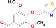 3,5-Dimethoxy-4-(thiazol-4-ylmethoxy)benzaldehyde