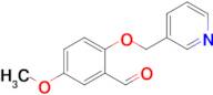 5-Methoxy-2-(pyridin-3-ylmethoxy)benzaldehyde