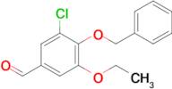 4-(Benzyloxy)-3-chloro-5-ethoxybenzaldehyde