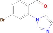 4-Bromo-2-(1h-imidazol-1-yl)benzaldehyde