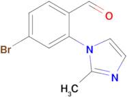 4-Bromo-2-(2-methyl-1h-imidazol-1-yl)benzaldehyde