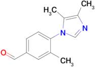 4-(4,5-Dimethyl-1h-imidazol-1-yl)-3-methylbenzaldehyde