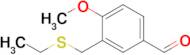 3-((Ethylthio)methyl)-4-methoxybenzaldehyde