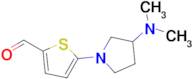 5-(3-(Dimethylamino)pyrrolidin-1-yl)thiophene-2-carbaldehyde