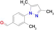 4-(3,5-Dimethyl-1h-pyrazol-1-yl)-3-methylbenzaldehyde