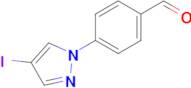 4-(4-Iodo-1h-pyrazol-1-yl)benzaldehyde