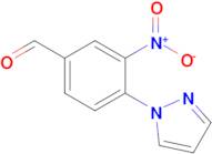 3-Nitro-4-(1h-pyrazol-1-yl)benzaldehyde