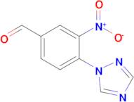 3-Nitro-4-(1h-1,2,4-triazol-1-yl)benzaldehyde