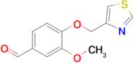 3-Methoxy-4-(thiazol-4-ylmethoxy)benzaldehyde