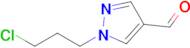 1-(3-Chloropropyl)-1h-pyrazole-4-carbaldehyde