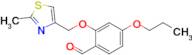 2-((2-Methylthiazol-4-yl)methoxy)-4-propoxybenzaldehyde