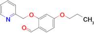 4-Propoxy-2-(pyridin-2-ylmethoxy)benzaldehyde