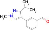 3-(3-Isopropyl-1-methyl-1h-pyrazol-4-yl)benzaldehyde