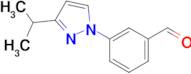 3-(3-Isopropyl-1h-pyrazol-1-yl)benzaldehyde