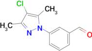 3-(4-Chloro-3,5-dimethyl-1h-pyrazol-1-yl)benzaldehyde