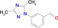 3-(3,5-Dimethyl-1h-1,2,4-triazol-1-yl)benzaldehyde