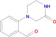 2-(3-Oxopiperazin-1-yl)benzaldehyde