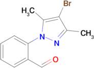 2-(4-Bromo-3,5-dimethyl-1h-pyrazol-1-yl)benzaldehyde