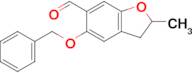 5-(Benzyloxy)-2-methyl-2,3-dihydrobenzofuran-6-carbaldehyde