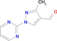 3-Methyl-1-(pyrimidin-2-yl)-1h-pyrazole-4-carbaldehyde