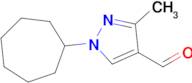 1-Cycloheptyl-3-methyl-1h-pyrazole-4-carbaldehyde