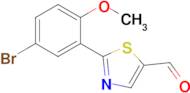 2-(5-Bromo-2-methoxyphenyl)thiazole-5-carbaldehyde